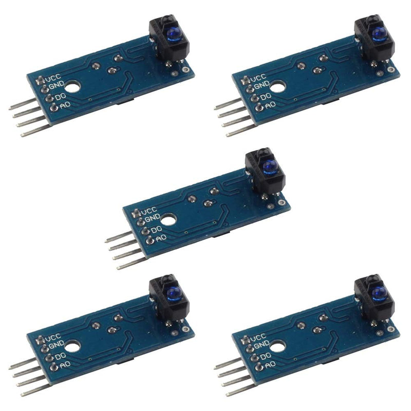 YOUMILE Pack of 5 TCRT5000 Infrared Reflective Sensor Module IR Barrier Line Track Photoelectric Switch