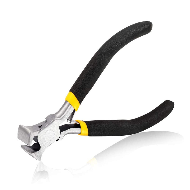 SPEEDWOX End Cutting Pliers Mini End Nippers 4 Inches Mini End Cutters Micro End Cutting Nippers Small Wire Cutter with Spring Fine Precision Professional Beading Tools for Pulling Nails Brads