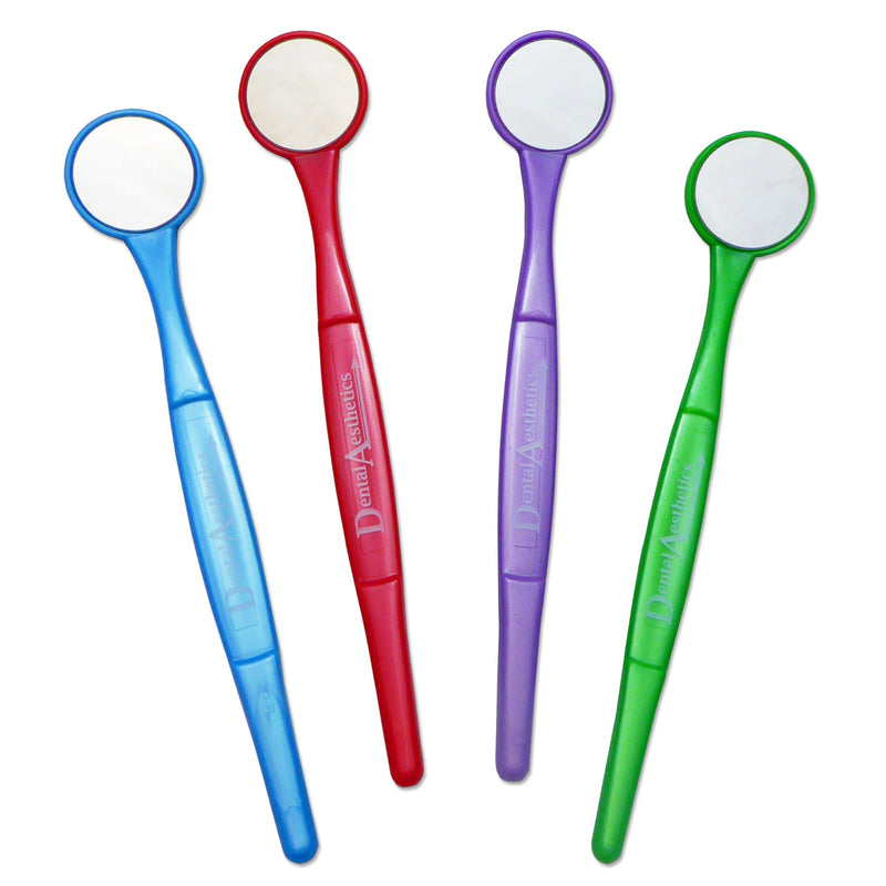 [AUSTRALIA] - 4 x Dental Mouth Mirrors - Dental Care (1 of each colour) 
