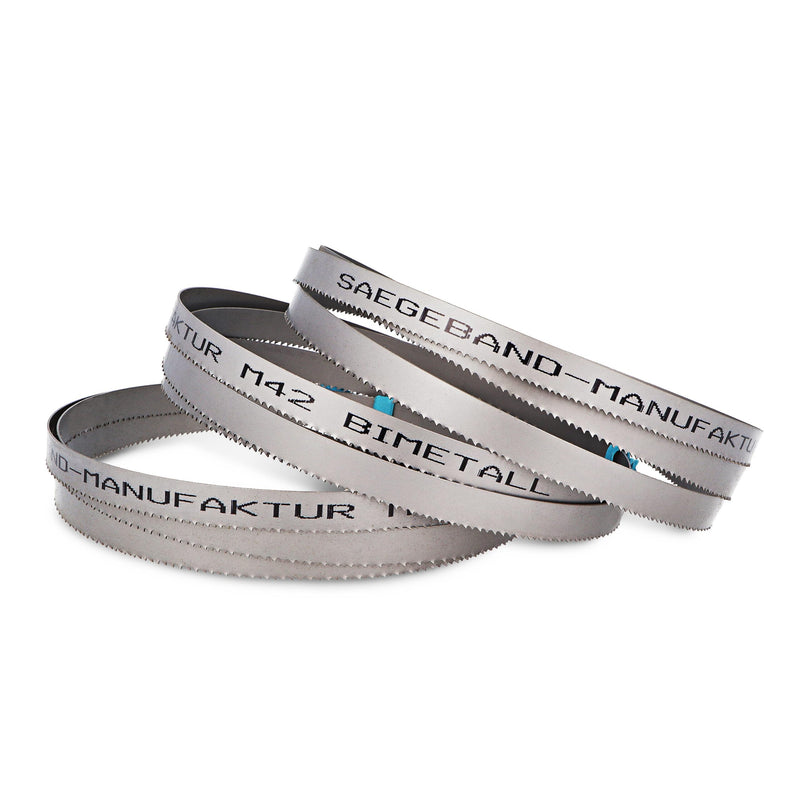 Pack of 3 Premium M42 HSS Bi-Metal Saw Bands, 1435 x 13 x 0.65 mm with 14/18 TPZ, Bandsaw Blade, Saw Blade for Metal, Steel, Aluminium, Non-ferrous Metals Light Metal Alloys 1435x13x0,65mm 14/18 TPI