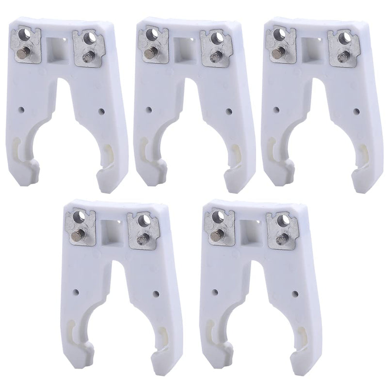 HOZLY 5pcs/lot ISO30 Tool Holder Clamp Iron + ABS Flame Resistant Rubber Claw 5
