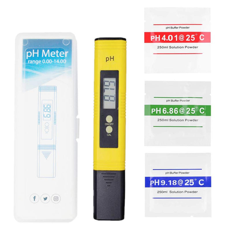 PH Meter Water Quality Test Meter Digital PH Meter PH Meter Aquarium for Drinking Water Food Swimming Pools Thermal Baths Aquariums Hydroponics and Other