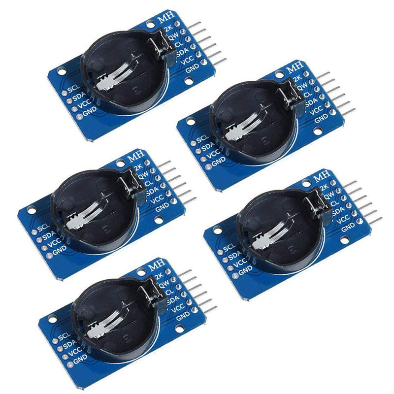 [AUSTRALIA] - Hailege 5pcs Real Time Clock RTC Module Clock Module Real Time Clock Module IIC RTC Module without Battery 