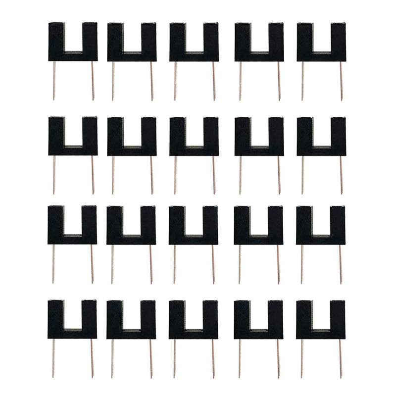 Hailege 20pcs ITR9608 ITR9608F ITR-9608 DIP-4 Opto Photo Interrupter Optical Sensor Optical Switch Optical Breaker Photoelectric Sensor DIP4