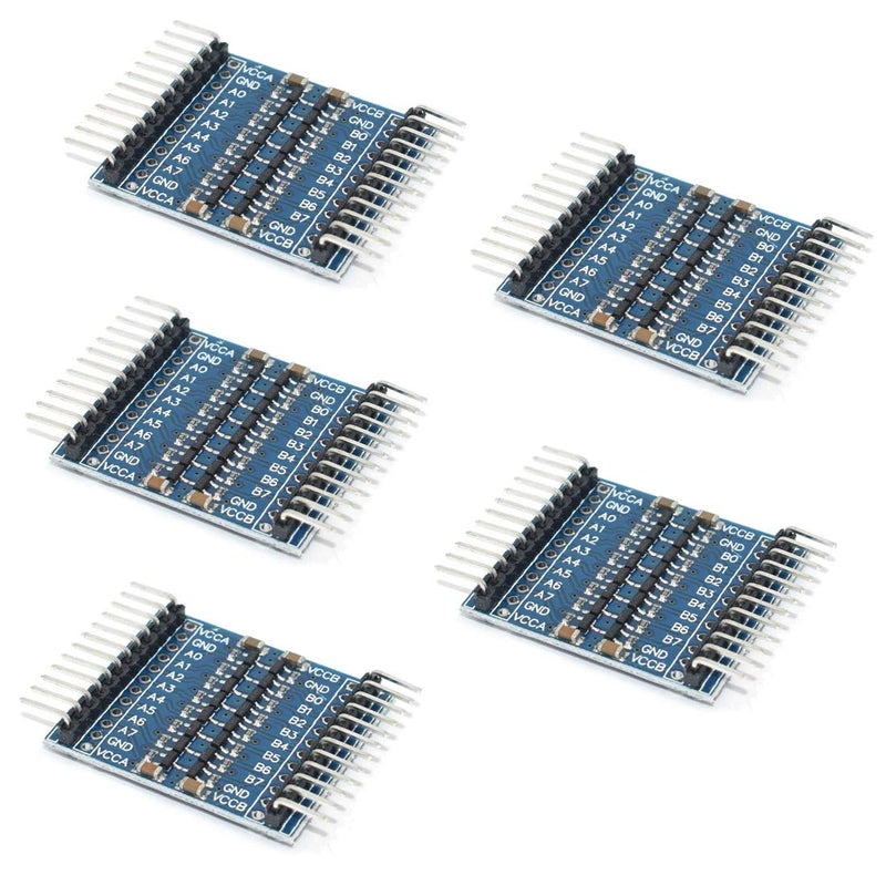 [AUSTRALIA] - Hailege 5 x 5 V / 3.3 V 8 Channel Level Converter IO Bidirectional Mutual Converter for Raspberry PI 