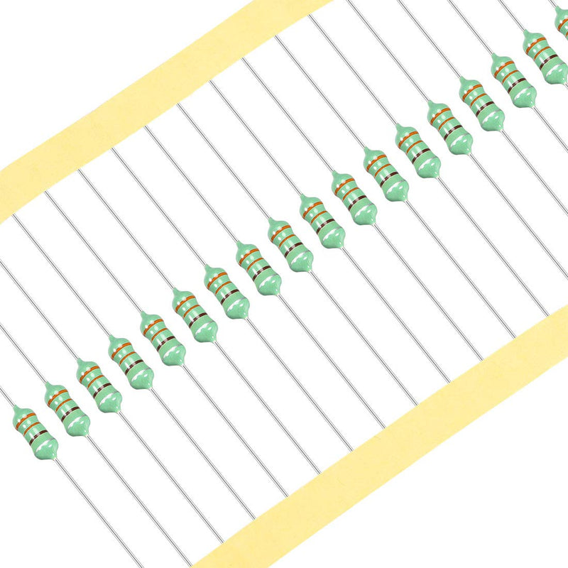 sourcing map 25pcs 0510 Colourful Ring Inductance 330uH 1W Axial RF Choke Coil Inductor