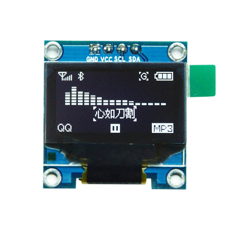 [AUSTRALIA] - Hailege 0.96 Inch I2C IIC OLED LCD Display 128 x 64 4-Pin OLED Display Module (White) 