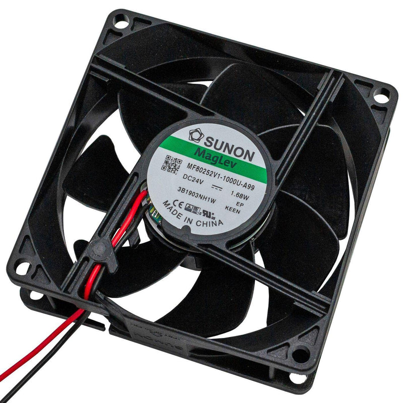 Sunon MF80252V11000UA99 Fan 24 V DC 1.56 W 80 x 80 x 25 mm 69.6 m³/h 69.6 m³/h 69.6 m³/h