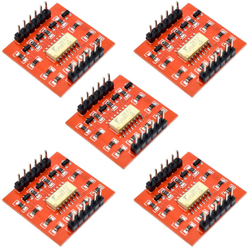 [AUSTRALIA] - Youmile 5PACK Expansion Board TLP281 4 Channel 4CH Optocoupler IC Module For High and Low Optocoupler Isolation for Arduino Expansion Board 