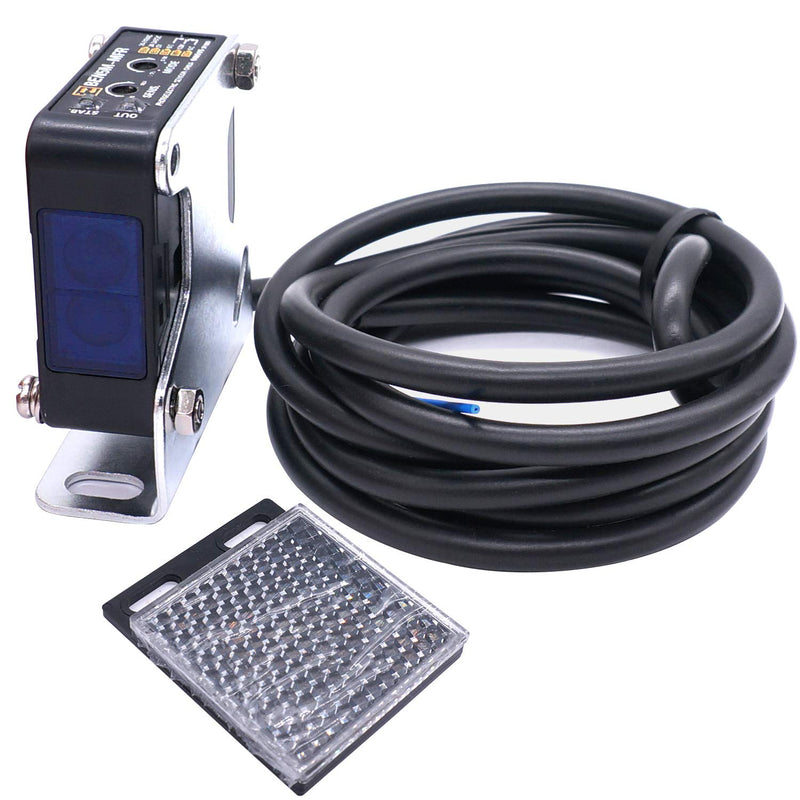 Taiss Photoelectric Sensors BEN5M 3A 24-240VDC 24-240VAC Retroreflective Proximity Switch Induction Distance 5M
