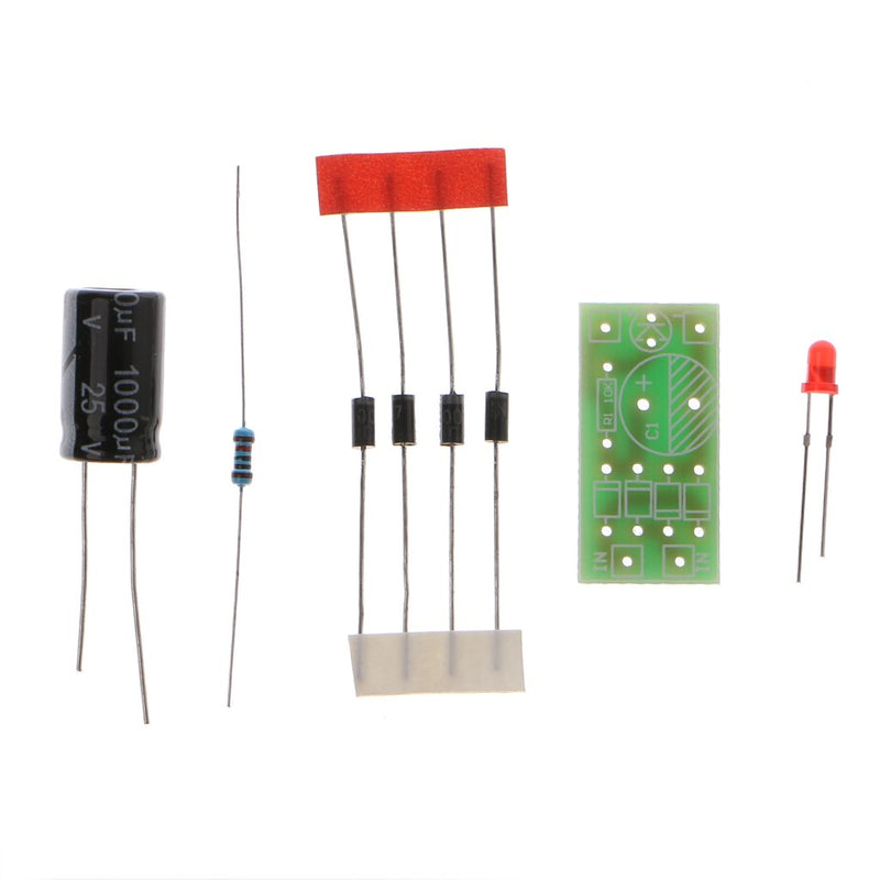 Rtengtunn AC-DC Converter 6/12/24V to 12V Full Bridge Rectifier Filter Power Supply Module