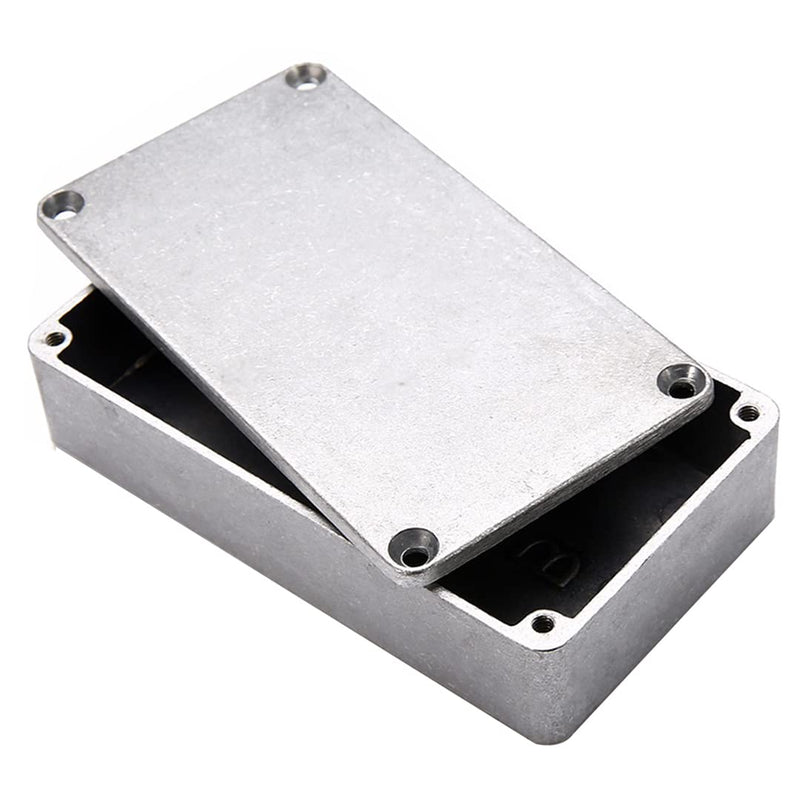 Vogueing Tool Die-Cast Aluminum Waterproof Case for Electronic Projects and Outdoor Supplies (1 PC-1590B+ 122 x 66 x 39.5mm) 1590B+ 122 x 66 x 39.5mm