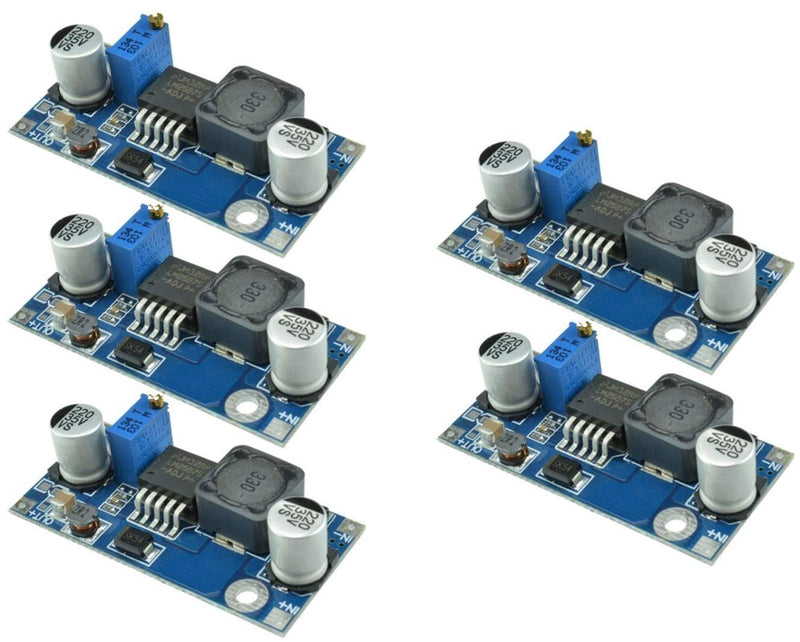 5pcs LM2587 DC-DC Boost Converter 3-30V Step Up 4-35V Power Supply Módulos Max 5a