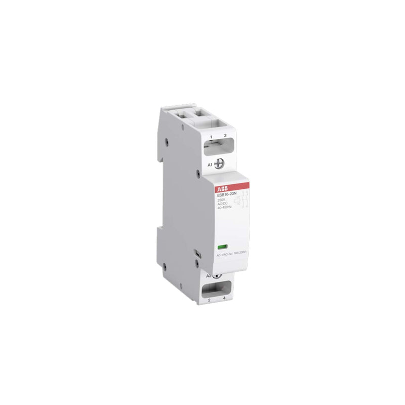 ABB ESB16-20N-06 ESB 230 V AC Coil 2 Pin 2 N/O / 16 A Safety Contactor