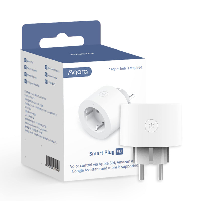 Aqara Zigbee Socket, Requires Aqara Hub, Smart Socket with Current Measurement, Programming, Timer Mode and Voice Control, Works with HomeKit, Alexa, Google Assistant and SmartThings