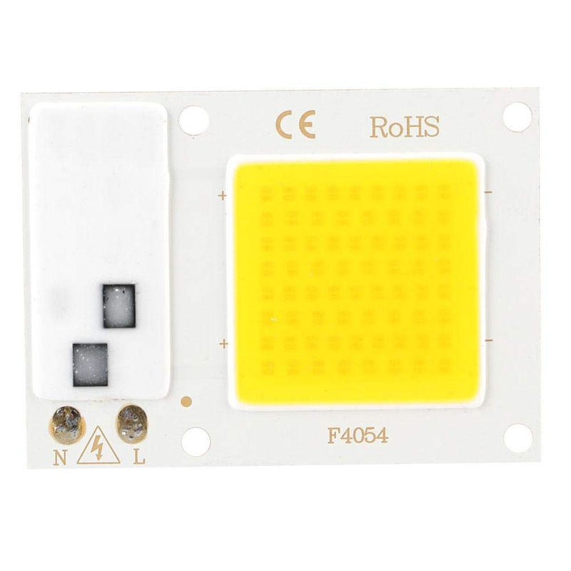 Fdit 20W 220V High Power LED Chip Warm White Energy Saving Chip High Voltage COB LED Chip Light Source Accessories