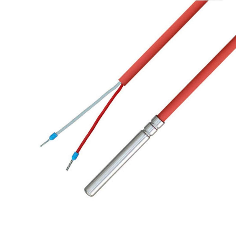 iOVEO 036HS07202 - KTY81-210 Temperature Sensor / Cable Sensor / Solar Sensor / Temperature Sensor with Silicone Cable up to 200 °C, KTY, KTY10-6, 2 Metres 2 Meter Single