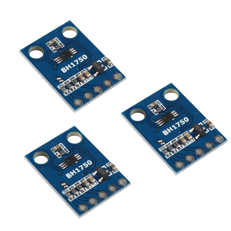 HALJIA GY-302 BH1750 Digital Light Intensity Sensor Lighting Detector Module 3V-5V Compatible with Arduino GY302 BH1750FVI 3 Pack