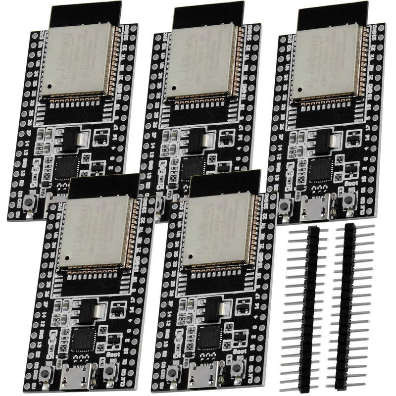 AZDelivery 5 x ESP32 Board Dev Kit C V4 NodeMCU WLAN WiFi Development Board Unsoldered Compatible with Arduino including E-Book! (Successor Module of ESP32 Dev Kit C) | ESP 32 by AZ Delivery ESP32 with CP2102