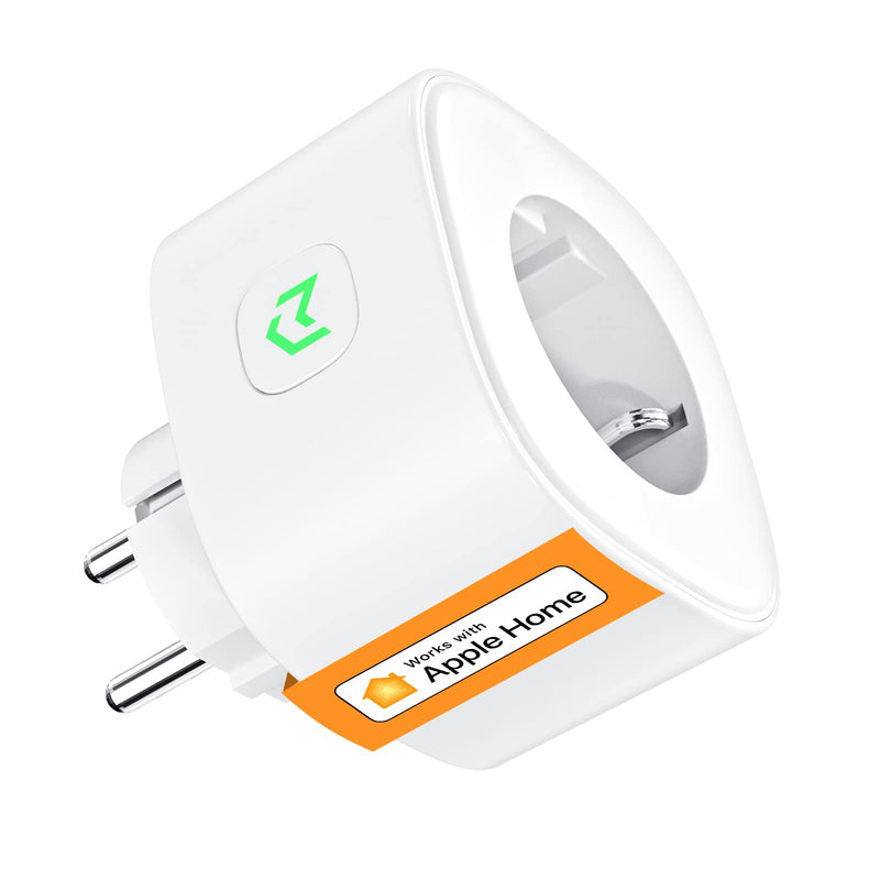 Refoss WiFi Socket with Apple HomeKit, Remote Control Smart Socket 16 A, Voice Control WiFi Socket with Timer, Works with Alexa, Siri, Google Assitant, Refoss App, Pack of 1 Compatible with HomeKit 1 Stück