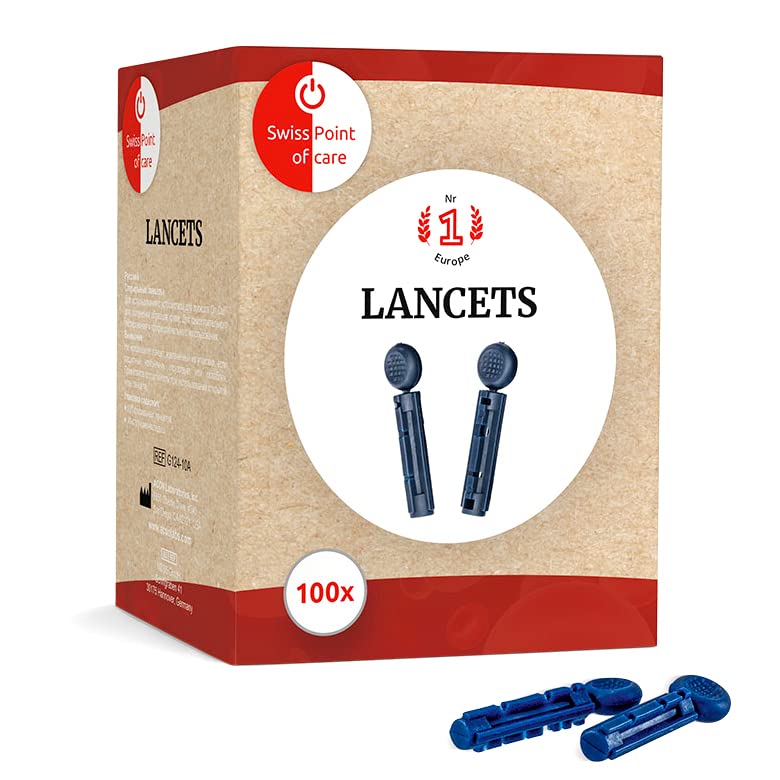 Swiss Point Of Care Lancets | Pack of 100