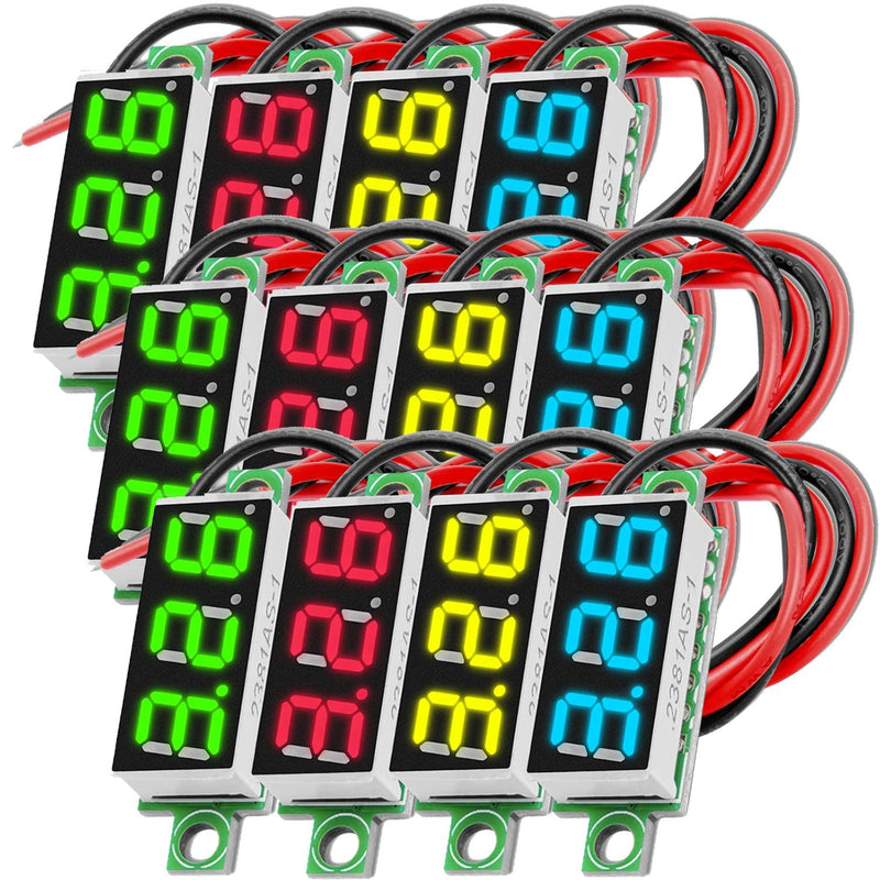 [AUSTRALIA] - AZDelivery Voltmeter 0.28 Inch/0.71 cm Mini Digital with 7 Segment Display 2.5 V - 30 V Parent 3 