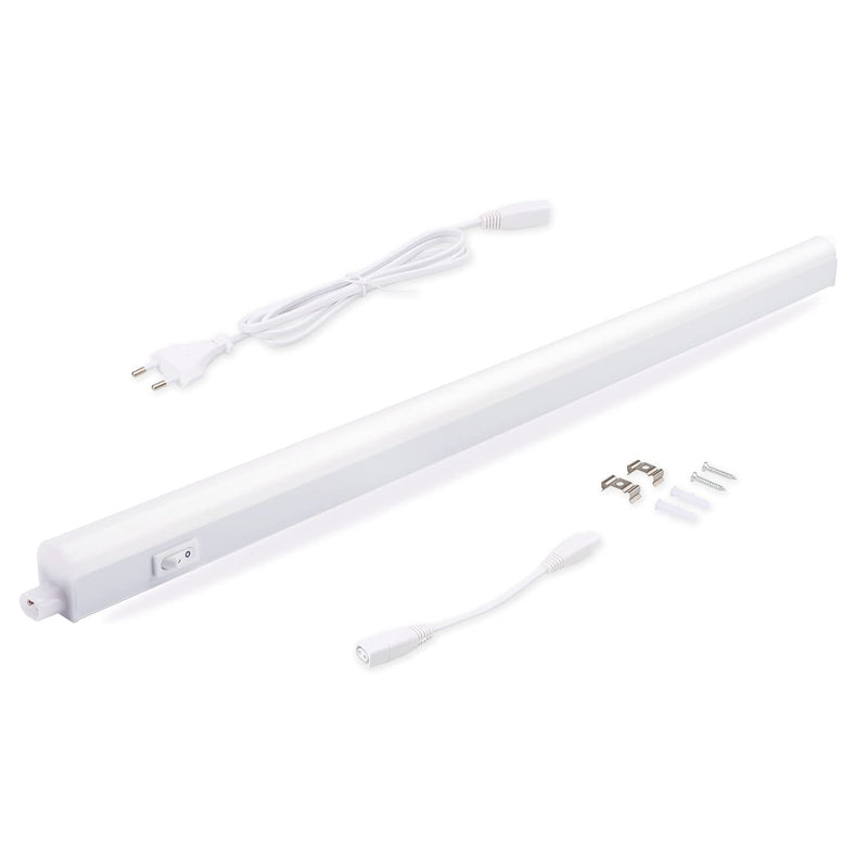 da LIGHT LED Under-Unit Light Kitchen 14 W 87.5 cm 1250 lm 4000 K Neutral White Under-Unit Light Strip Kitchen Lamp Cabinet Lighting Super Bright White for Kitchen Cabinet Expandable with Plug-In 4000 K, Set of 1 87.5cm