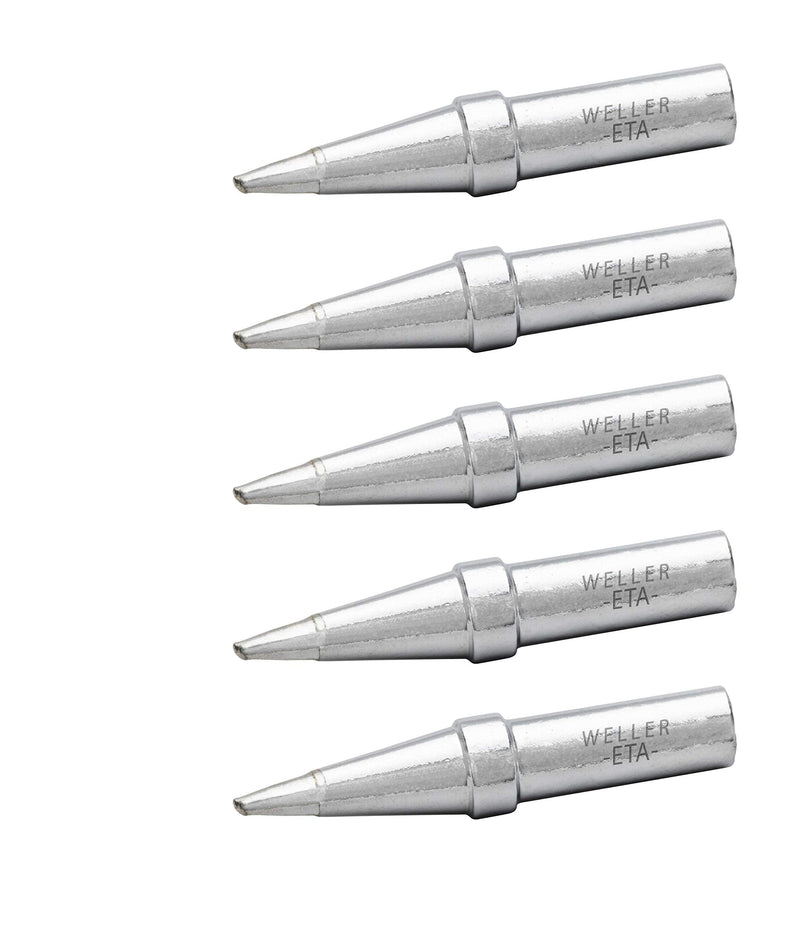 Weller Genuine Weller WE1010 Soldering Tip Set (ETA-5), Screwdriver, 0.062" / 1.6 mm, 5 PCS 0.062-Inches