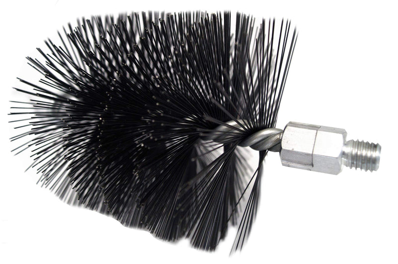FIREFIX 2036/4 Steel Wire Stove Pipe Brush with M12 Male Thread 125mm Diameter