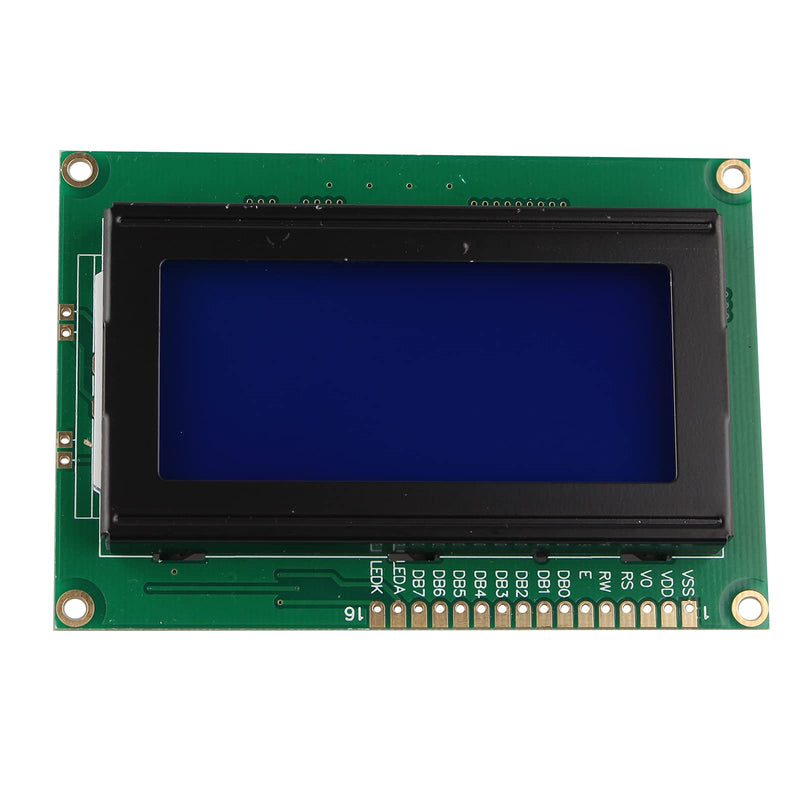HALJIA LCD 1604 16x4 Character Blue Display Module Blue Backlight Display Board DC 5V Compatible with Arduino Raspberry Pi