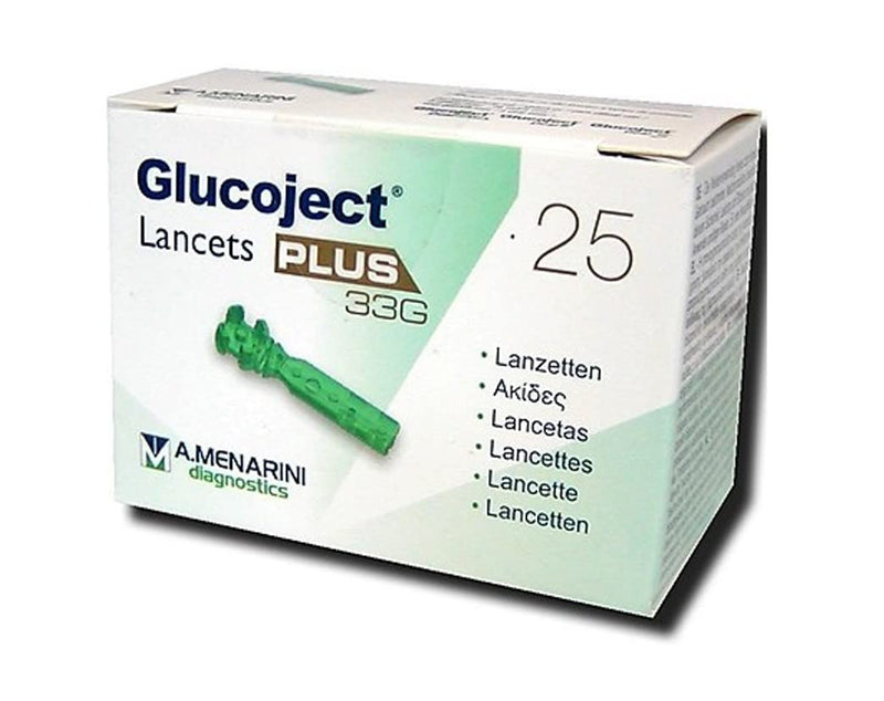 GLUCOJECT Glucojet Plus Gauge 33 Blood Collection (Pack of 25)