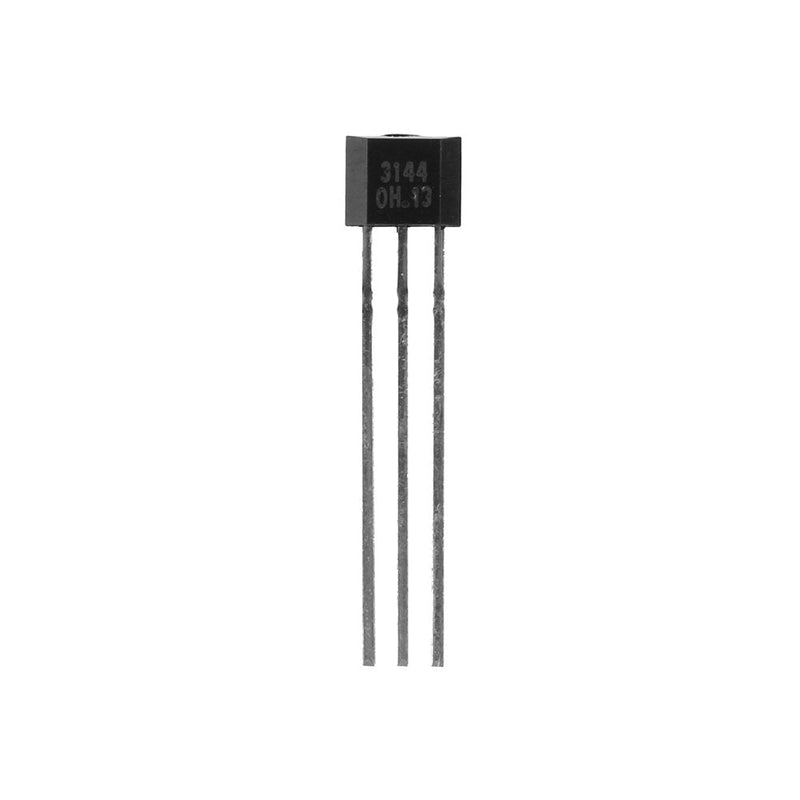 Sensitive Hall Sensor + Hall Effect Sensor, A3144E 3144 OH3144E, SIP, 3 Pin, Accessories, Pack of 10