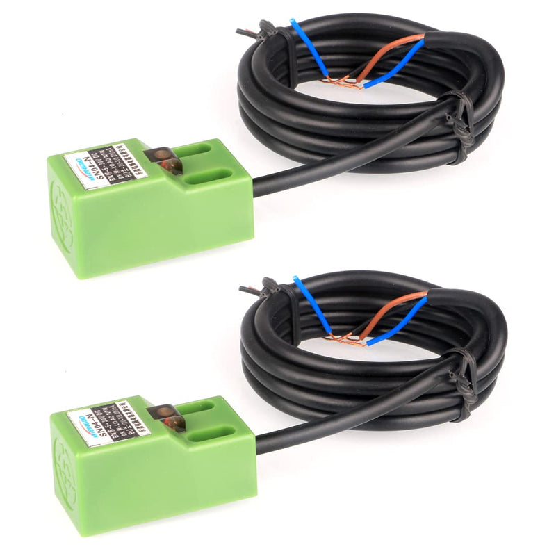 [AUSTRALIA] - GUUZI 2pcs SN04-N DC NPN Proximity Sensor Inductive Proximity Switch Sensor Switch 5 mm 3-Wire 6-36V/DC Green-g067-sn04-n 