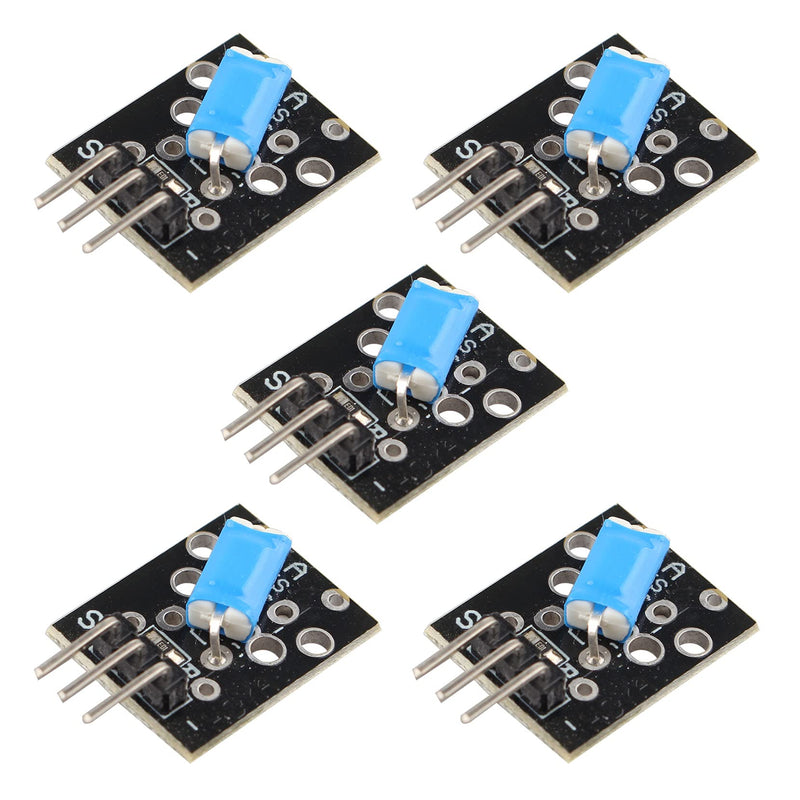 Jopto KY-020 Tilt Switch Sensor Module KY-020 Tilt Switch Shake Shock Sensor Shake Sensor Pack of 5