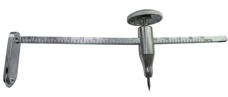 AERZETIX - C50013 - Circular Cutter Adjustable Compass for Drywall - 30-400mm - Cutting Through of Sockets in Drywall - Circular Scribing Tools for Plasterboard/Wood