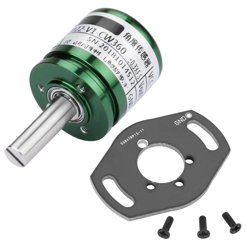 Telituny Rotatable Hall Sensor, Rotating Hall Angle Sensor 0-360 Degrees 0.088° Resolution, 12 Bit Rotating Hall Sensor Hall Effect Sensors, Hall Effect Position Sensor, 0-5V Output Full Circle