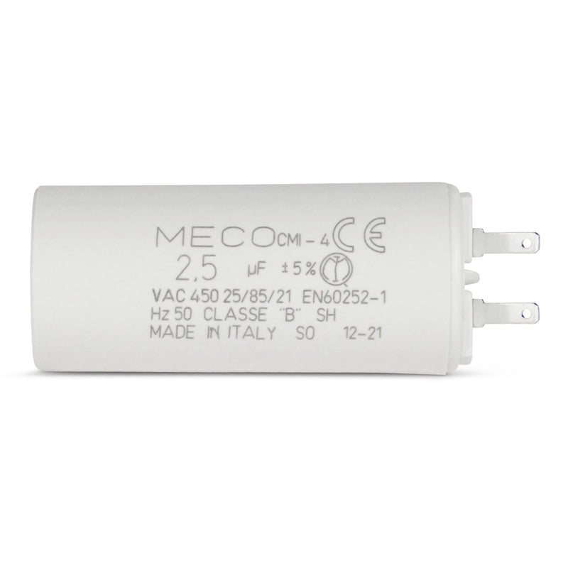 Capacitor 2.5 µF Especially for Somfy Roller Shutters Motor 6 Nm with Small Connection 2.8 mm 1