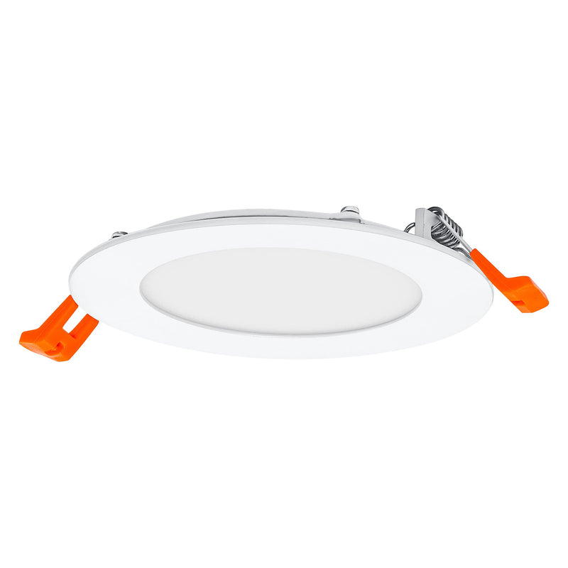 [AUSTRALIA] - LEDVANCE LED Spotlight Integrated Slim Diameter 12 cm Round Recessed Ceiling Spot for Indoor Use Dimmable 8 W Colour Temperature 3000 - 6500 K 550 Lumen Flat Design Includes Clamping Device White 3000-6500k 120mm 8w 