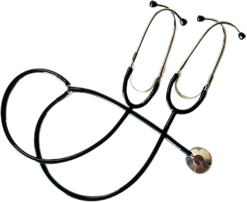 Single Head Teaching Stethoscope for Medical Training Nurse Adults Kids Black||HN100