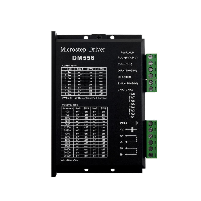 3D Printer Accessories DM556 5.6A Stepper Motor Driver 42/57 Tepper Driver 5V / 24V Adjustable Controller DM556 (1 PCS)