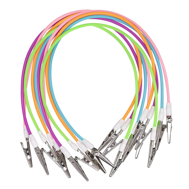 Dental Silicon Bib Clips,Colorful Sterilizable Bib Clips Napkin Holder Chain (10 PCS) 10 PCS