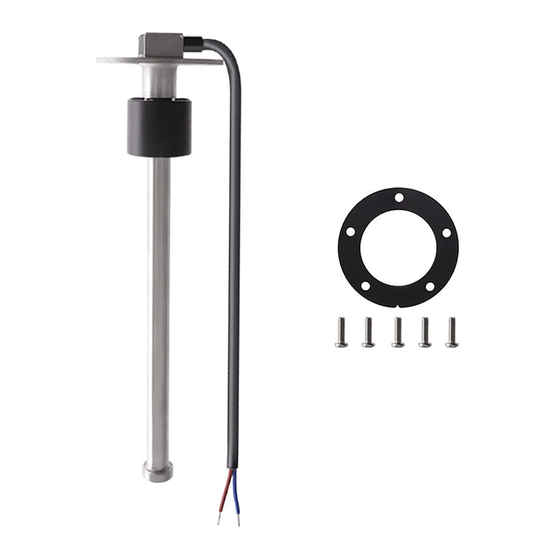 KAOLALI Fuel Level Sensor, Level Sensor, Boat Fuel Transmitter, Fuel Tank Sending Unit, Fits Fuel Gauge Water Level Indicator, 0-190 Ohm 175mm for Motorhomes, Boats