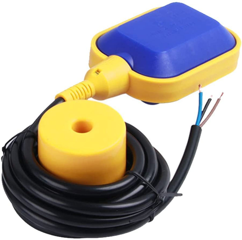 PIQIUQIU 3 Metre Cable Water Level Controller, Liquid Level Sensor Float Switch, 220 V Level Switch, Water Level Regulator Pump