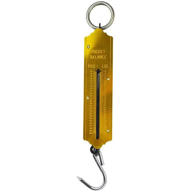 Spring Scale 100kg Hanging Hook Metal Kilo & LBS