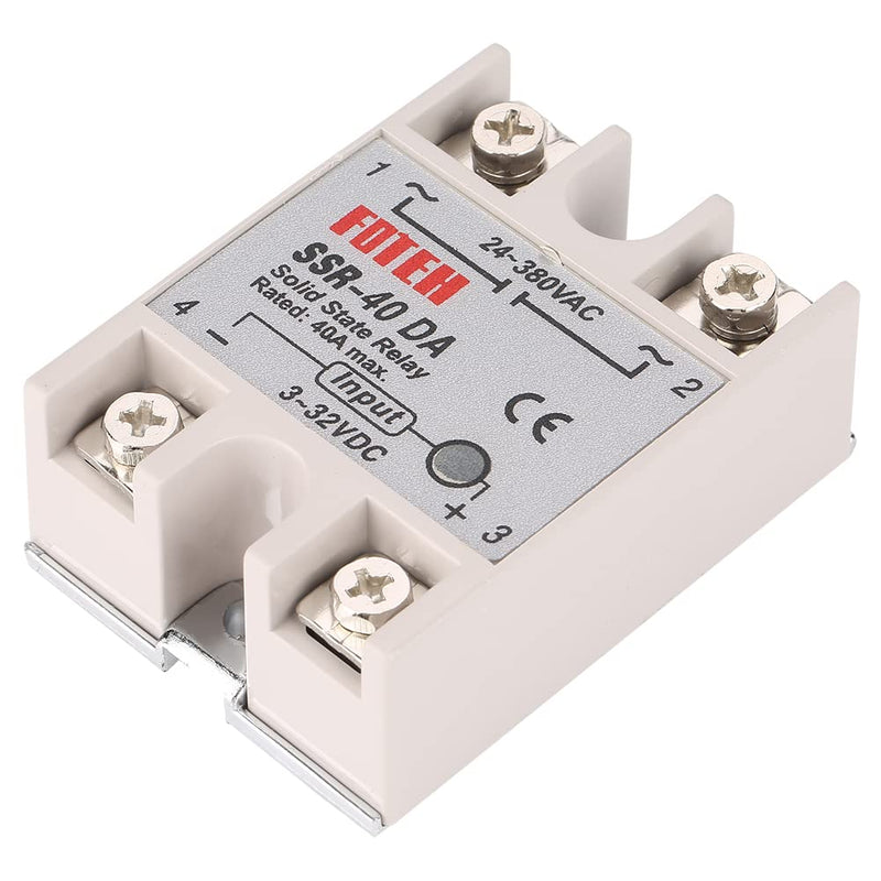 Auto modules de relay statique monophasé DC-AC SSR-40DA solid state relay 25a+relay a semi conducteur relay ssr 40a relay 5v 220v ssr relay statique solid state relay 25a solid state relay