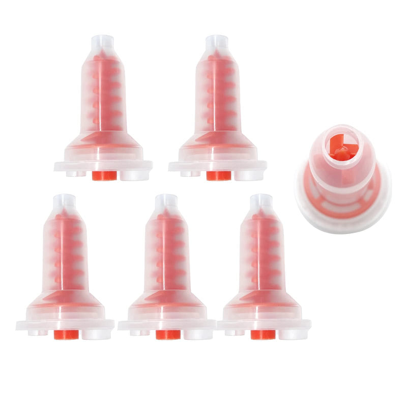 [AUSTRALIA] - Dental Impression Mixing Tips, YOUYA DENTAL 50pcs Dental Intra Oral Tips for Dentistry Materials Mixing Tube Disposable Silicone Rubber Head Lab Products - Pink Large 50Pcs NT7055-Red 