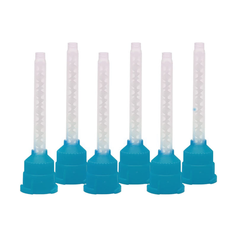 Dental Impression Mixing Tips, YOUYA DENTAL 50pcs Dental Intra Oral Tips for Dentistry Materials Mixing Tube Disposable Silicone Rubber Head Lab Products - Green 50Pcs NT7002-Green