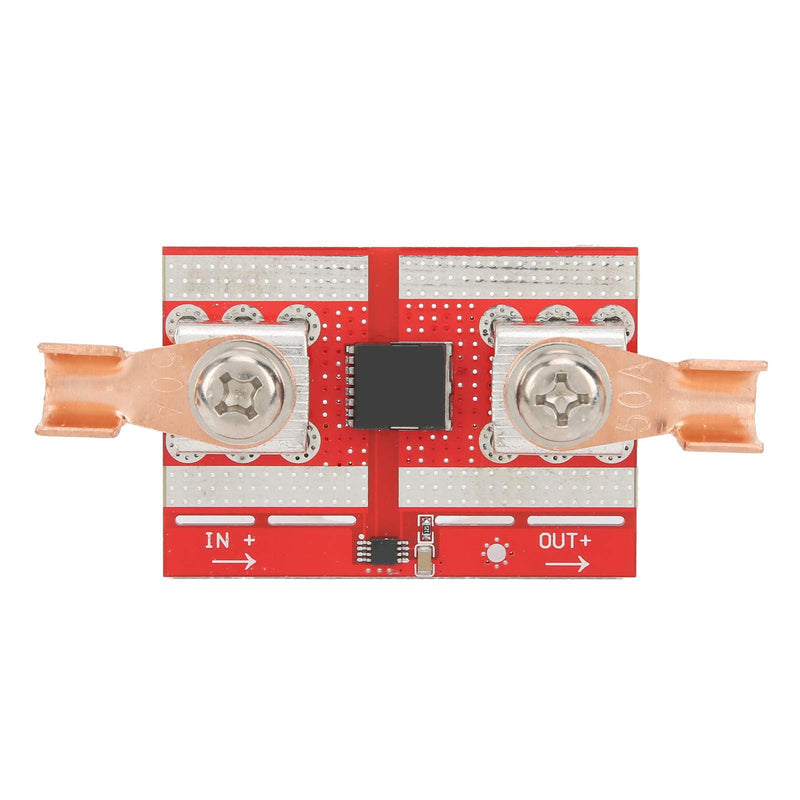 DEWIN Ideal diode, 50 A high current diodes, solar charging, anti-backflow protection board, positive low resistance for charging protection against irrigation, for parallel connection of solar cells