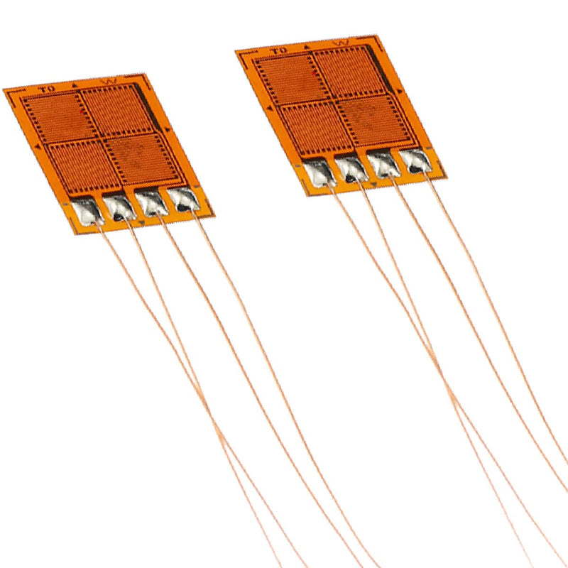 Youmile 2 Pieces Strain Gauges BF350-3EB BF350 350 Ohm Full Bridge DMS Foil DMS High Precision Pressure Sensor