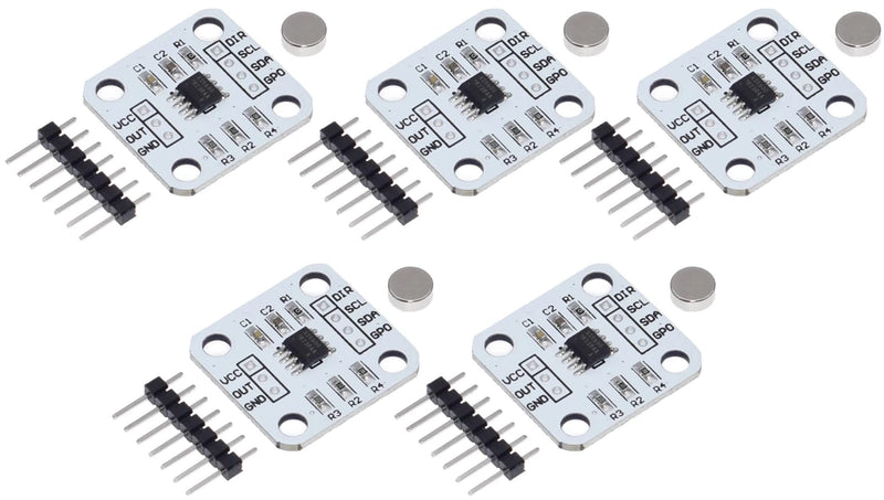 [AUSTRALIA] - TECNOIOT AS5600 Magnetic Encoder Magnetic Induction Angle Measurement Sensor Module Pack of 5 